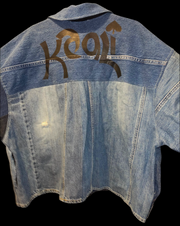 MULTI DENIM ZIP UP JACKET