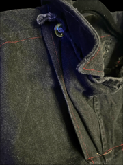 BLACK DENIM PULL OVER
